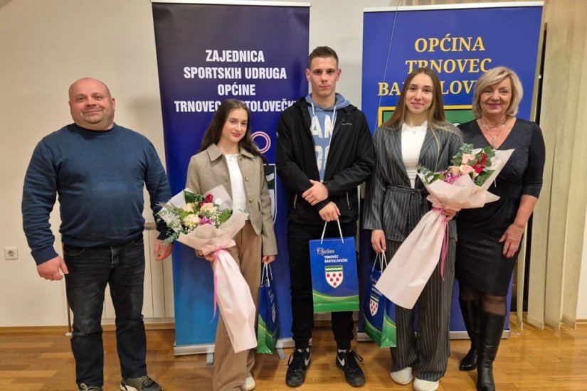 FOTO Općina Trnovec Bartolovečki nagradila vrhunske i darovite sportaše jednokratnim donacijama