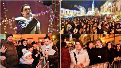 FOTO Nina Badrić nastupila na Korzu, Varaždinci uglas pjevali njene najveće hitove