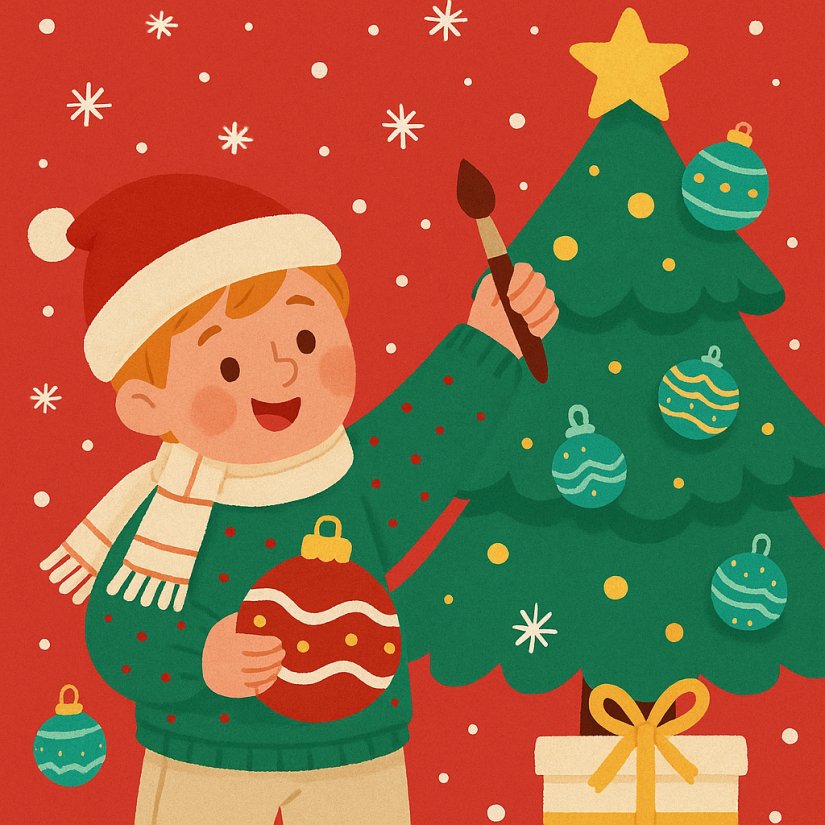 Božićna radionica za djecu u Udruzi Ana – priča, mašta i čarolija kuglica!