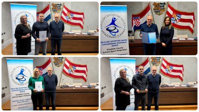 &Scaron;KOLSKI SPORTSKI SAVEZ ŽUPANIJE Uručeni ugovori 41 voditelju za 63 odjeljenja sportskih programa