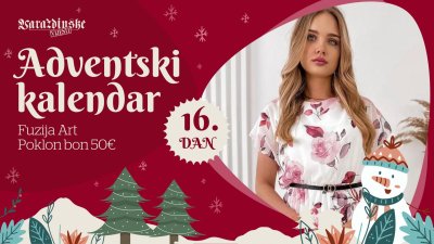 Adventsko darivanje: Poklanjamo poklon bon od 50 eura Fuzije Art