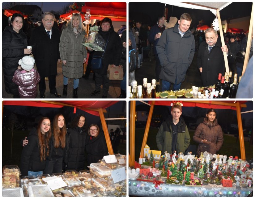Ispred Osnovne škole Cestica održano tradicionalno Božićno druženje