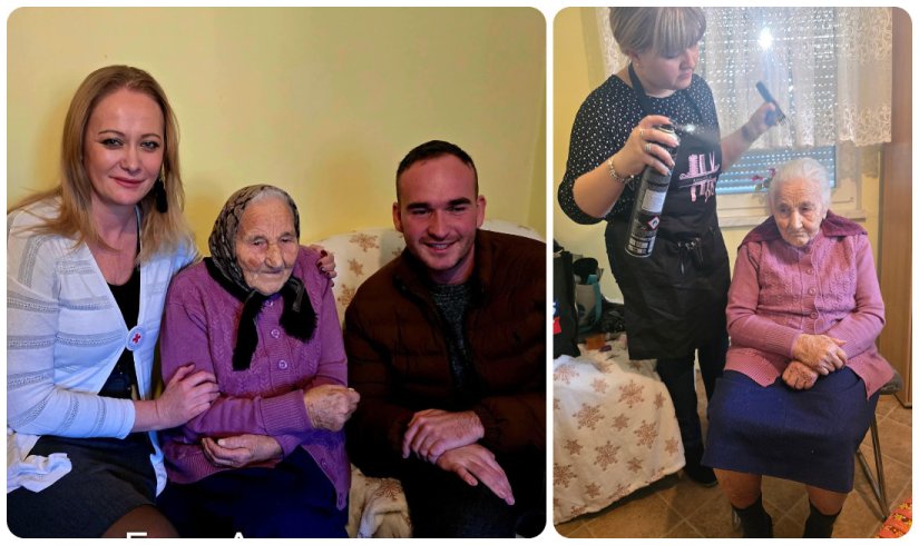 FOTO Baka Katica Tkalec slavi 100. godina, prvi puta bila na frizuri i pedikuri!