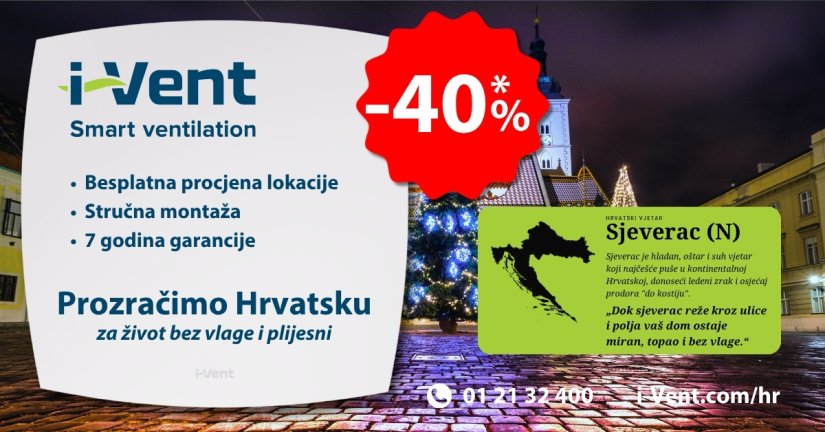 I-VENT Za život bez vlage i plijesni!