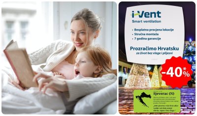 I-VENT Bez vlage i plijesni &ndash; zimski popust od 40% i garancija 7 godina na uređaje