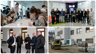 Ministar Habijan sa županom obi&scaron;ao radove na staroj &scaron;koli u Sv. Iliji i Laboratorij za umjetnu inteligenciju Prve gimnazije