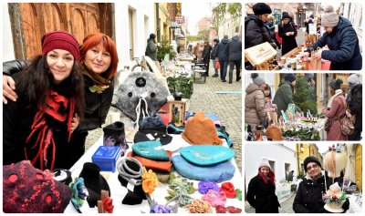 FOTO Božićni sajam kreativaca, umjetnika i poduzetnika "napunio" Usku ulicu