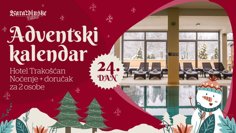 Adventsko darivanje: Poklanjamo noćenje za dvije osobe u hotelu Trako&scaron;ćan