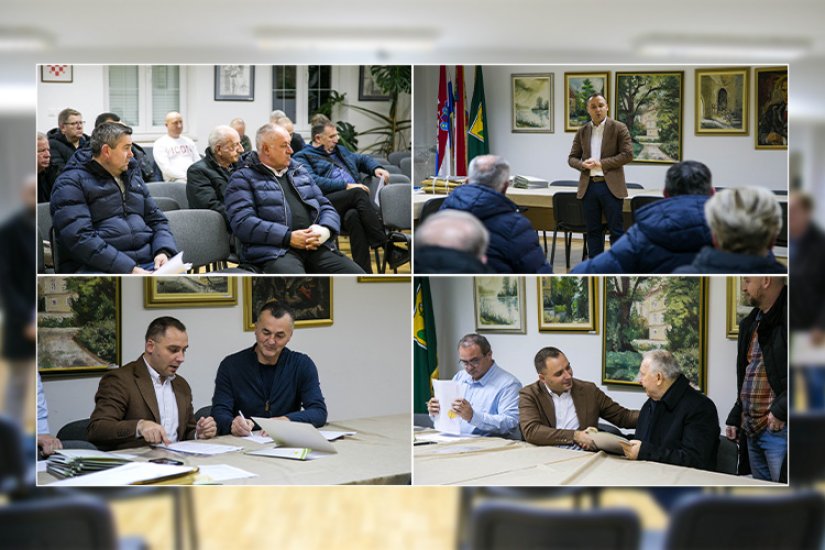 FOTO Potpisani prvi ugovori za projekte obnovljivih izvora energije u kućanstvima na području Općine Maru&scaron;evec