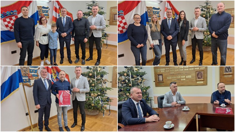 FOTO Župan Stričak upriličio prijem za istaknute pojedince iz medija, sporta i plesa
