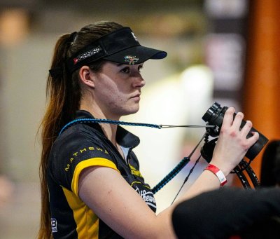Amanda Mlinarić u finalu Nimes Archery tournament 2026