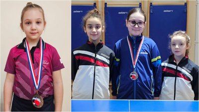Nove medalje za mlade stolnotenisačice STK MGK Drava iz Žabnika