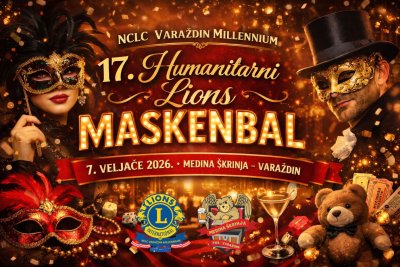 Humanitarni Lions Maskenbal, najluđa noć u Varaždinu s najvećim srcem!