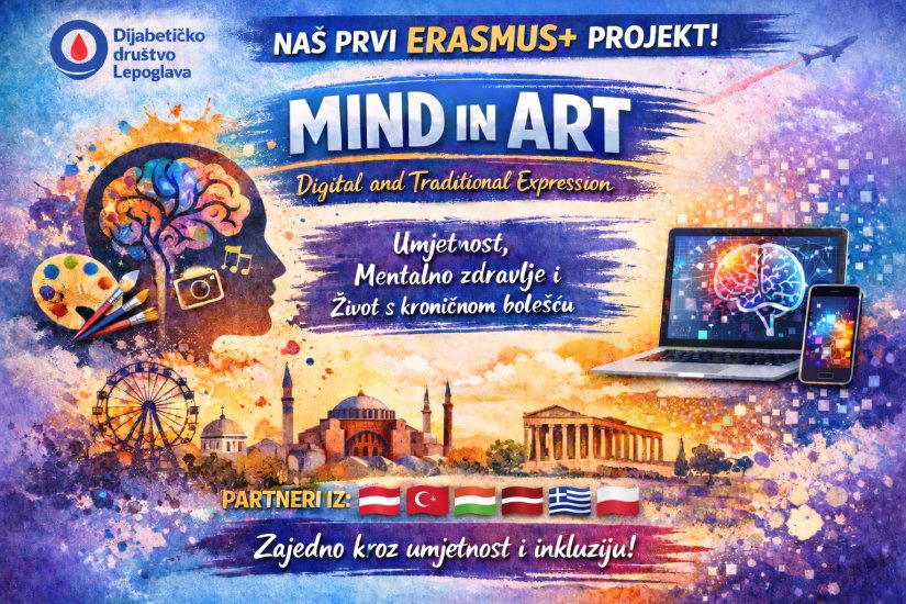 Dijabetičko dru&scaron;tvo Lepoglava dobilo potporu za prvi Erasmus+ projekt