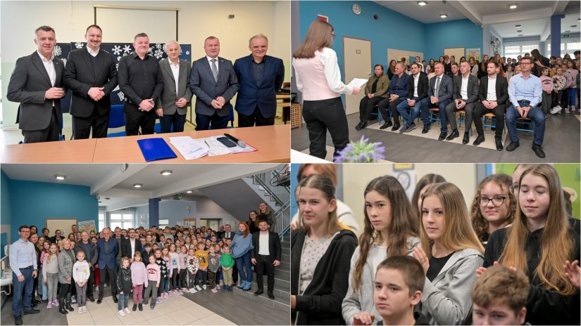 Potpisani ugovori o izgradnji &scaron;kolskih sportskih dvorana u Područnim &scaron;kolama Čre&scaron;njevo i Remetinec