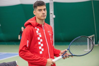 Počele pripreme za Davis Cup u Varaždinu, Luka Mikrut prvi put u službenoj postavi