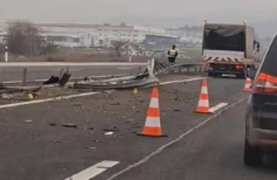 Prometna nesreća na autocesti Zagreb - Varaždin, kod Brezničkog Huma