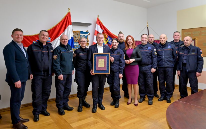 DAN EUROPSKOG BROJA 112 Prijem za djelatnike Županijskog centra koji svakodnevno primaju hitne pozive građana