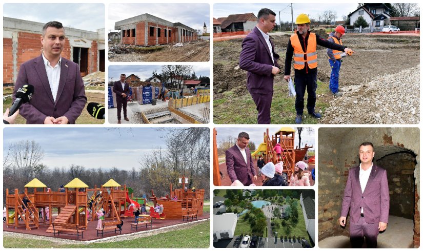 PETRIJANEC U tijeku brojne investicije: gradi se Kulturni centar, vrtić...