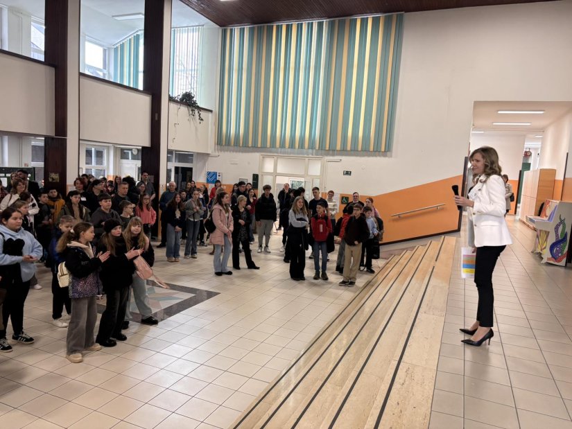 FOTO Županijsko natjecanje u IV. O&Scaron; Varaždin okupilo najbolje mlade matematičare