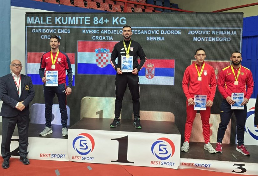 Enes Garibović srebrni na seniorskom prvenstvu Balkana u Banja Luci