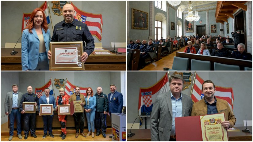 FOTO Svečanom sjednicom Stožera civilne za&scaron;tite Varaždinske županije i Grada Varaždina obilježen Dan civilne za&scaron;tite