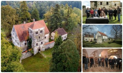 FOTO Korak prema obnovi dvorca Bela I - potpisan ugovor o izradi projektno-tehničke dokumentacije