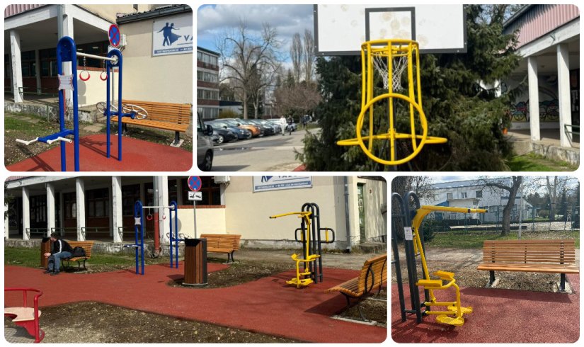 GRABERJE Gotovo dječje igrali&scaron;te za osobe s invaliditetom i vanjskim vježbali&scaron;tem