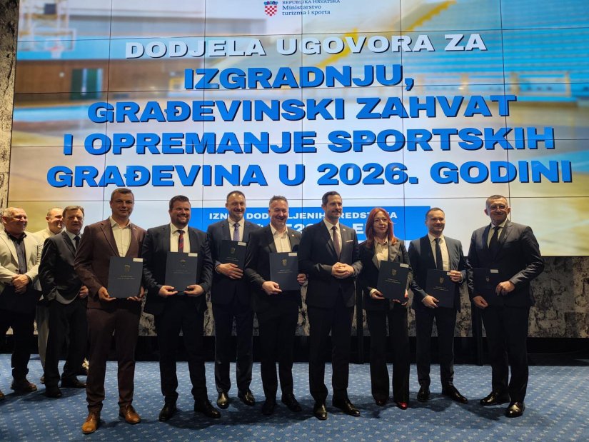 Na područje Varaždinske županije slilo se 1,25 milijuna eura za devet novih projekata sportske infrastrukture
