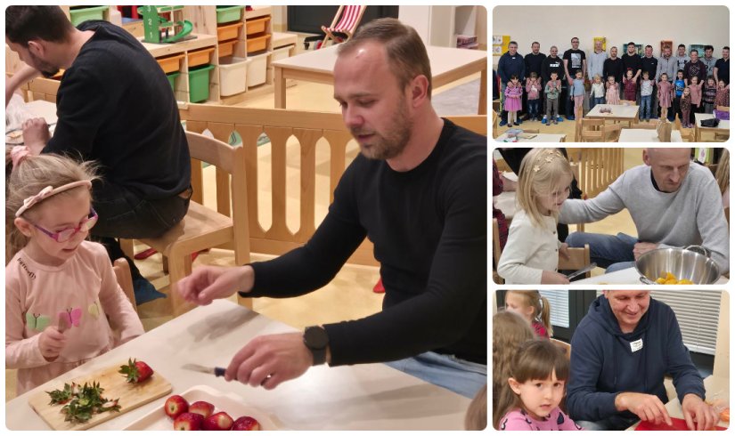FOTO U vrtiću u Hra&scaron;ćici obilježen Dan očeva: s tatom kroz igru i stvaranje