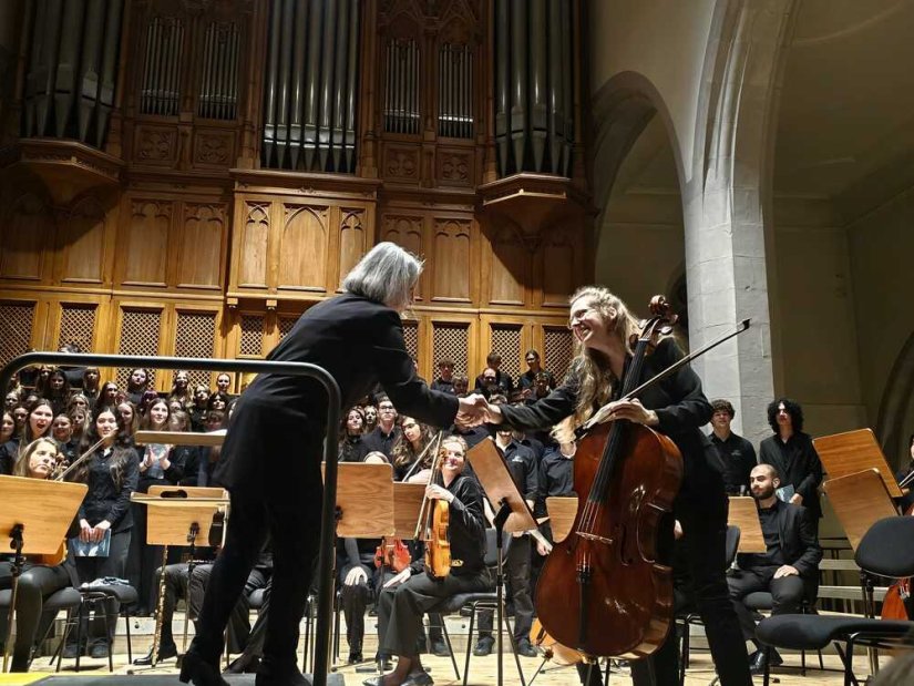 FOTO: Veliki koncert okupio učenike Glazbene &scaron;kole u Varaždinu i Kantonsschule Schaffhausen