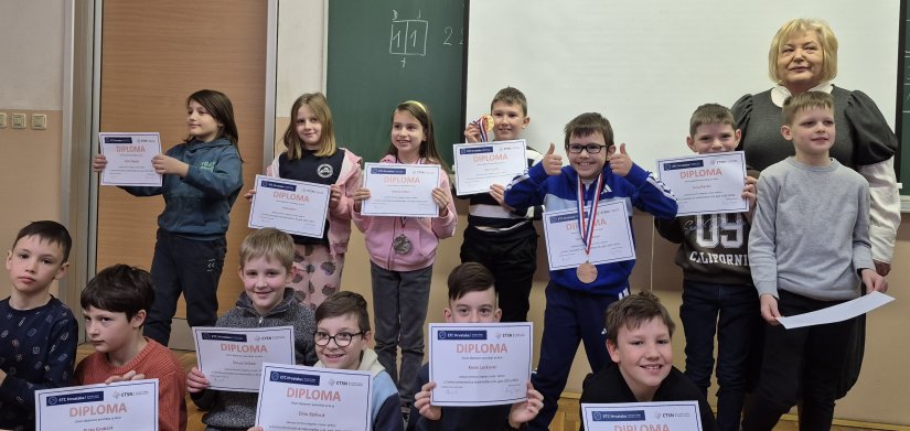 FOTO Podijeljene medalje županijskim prvacima 2. i 3. razreda osnovnih &scaron;kola: tko su najbolji matematičari?