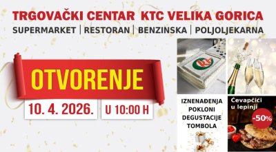 Posebni program prilikom otvorenja KTC-ovog trgovačkog centra u Velikoj Gorici