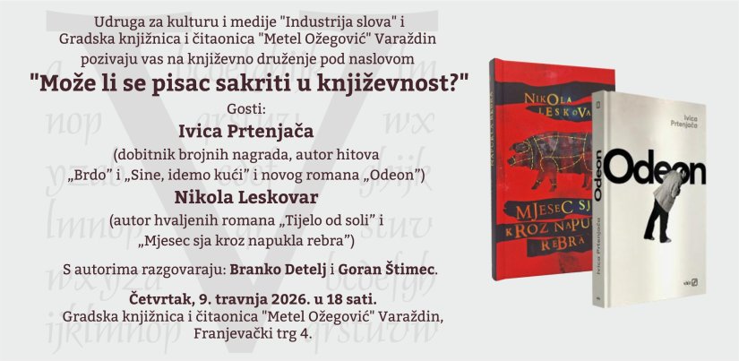 Može li se pisac sakriti u književnost? Književno druženje u Gradskoj knjižnici
