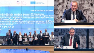U Varaždinsku županiju stiže novih 4,9 milijuna eura za &scaron;kolske dvorane