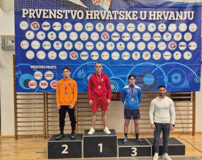 Vindijin Kain Žugec osvojio naslov prvaka Hrvatske u hrvanju u konkurenciji U-23