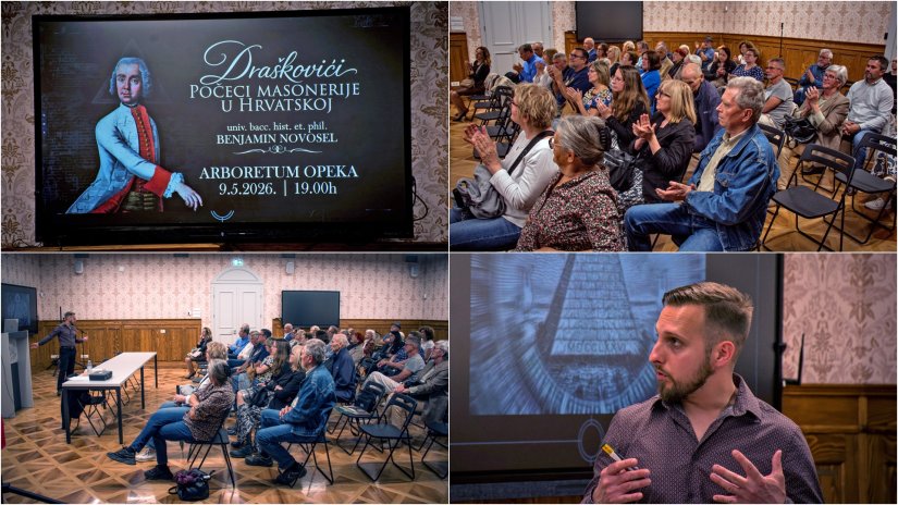 FOTO Dobar odaziv na predavanju o Dra&scaron;kovićima u dvorcu Opeka povjesničara Benjamina Novosela