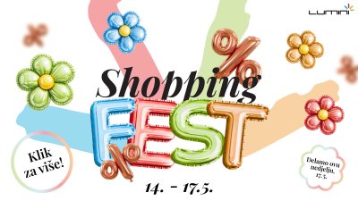 Shopping vikend pun proljetnih pogodnosti stiže u Lumini centar