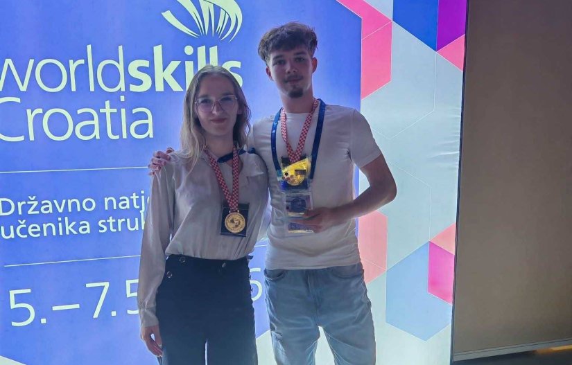 Učenici Graditeljske, prirodoslovne i rudarske &scaron;kole Varaždin sjajni na WorldSkills Croatia