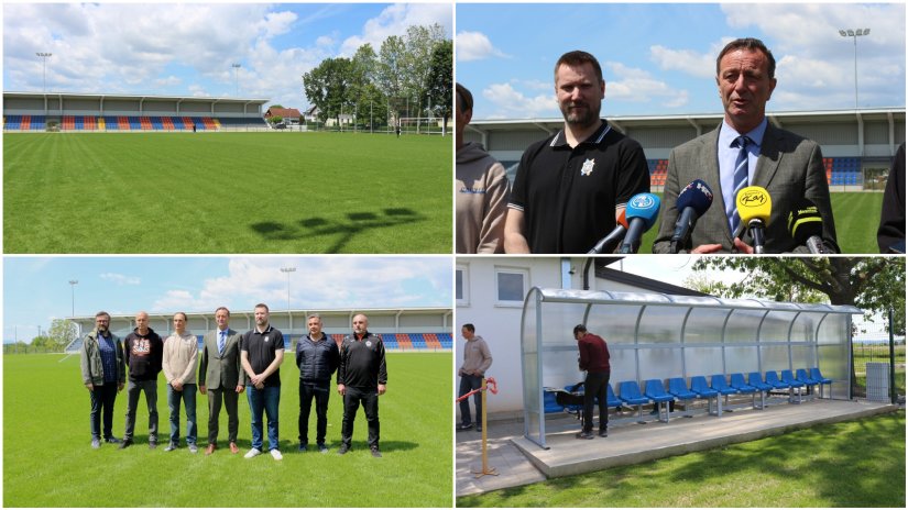 FOTO Velika ulaganja u infrastrukturu NK Varteks - stadion spreman za najvi&scaron;i rang natjecanja