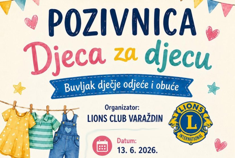 Lions Club Varaždin: Donacijska akcija &ndash; Djeca za djecu