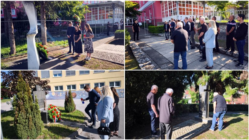 FOTO Polaganjem vijenaca i paljenjem svijeća Varaždinske Toplice obilježile Dan državnosti