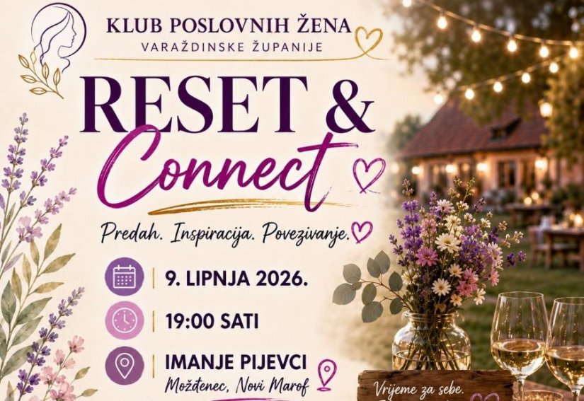 Za poslovne žene - Reset &amp; Connect na imanju Pijevci