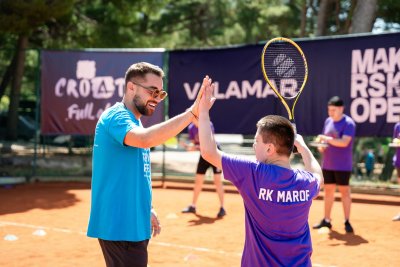 FOTO RK Marof sudjelovao na ALL IN igrama na WTA Makarska Openu