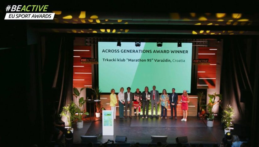 TK Marathon 95 iz Varaždina osvojio prvo mjesto na Be Active EU Sport Awards u Bruxellesu