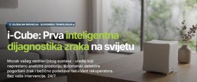 I-VENT Globalna inovacija - slovenska tehnologija; predstavljamo prvu pametnu kocku na svijetu i-Cube