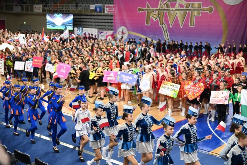 FOTO XXI. Europsko prvenstvo u mažoret sportu započelo u varaždinskoj Areni