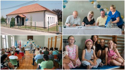 FOTO Učenici Područne &scaron;kole Lovrečan dobivaju novu &scaron;kolsku sportsku dvoranu