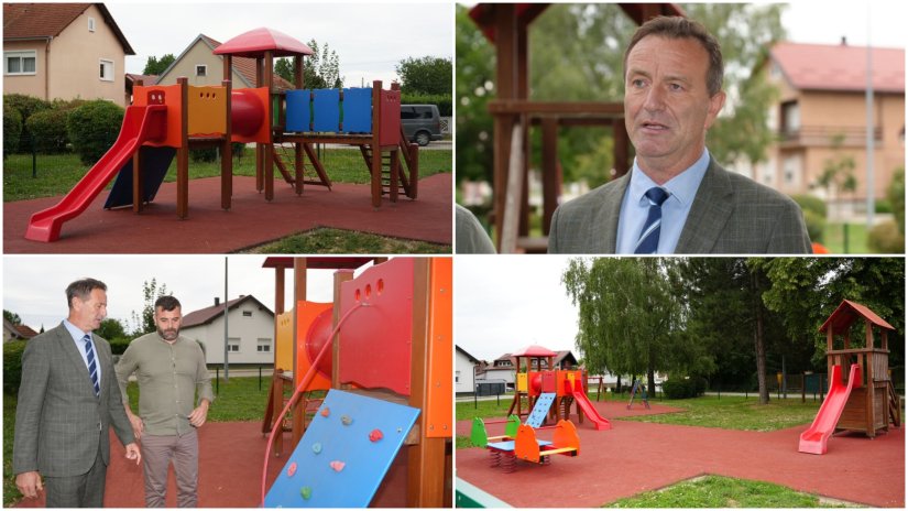 FOTO Grad Varaždin nastavlja obnovu dječjih igrali&scaron;ta i povećava ulaganja u sigurnost najmlađih