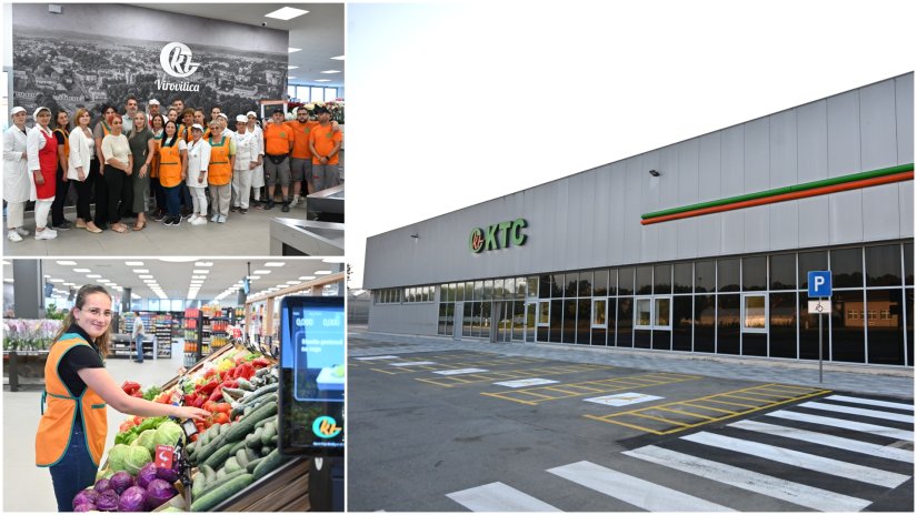 FOTO KTC supermarket u Virovitici ponovno je otvoren, u novom ruhu!